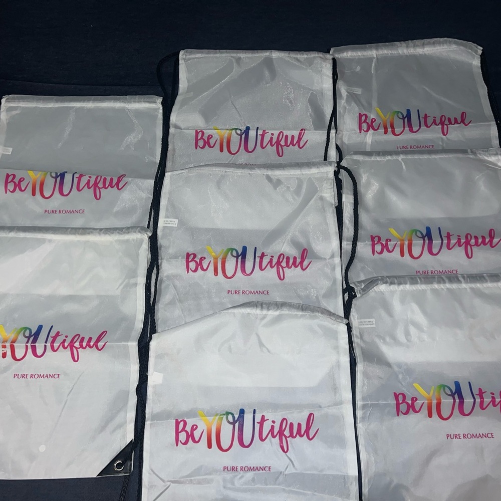 Pure Romance BeYOUtiful Multicolor Drawstring Bags